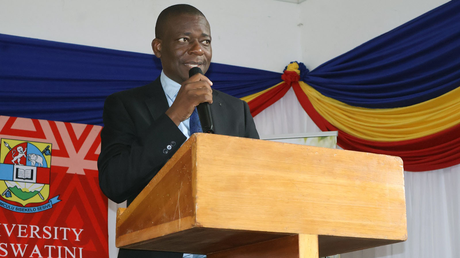 Minister of Sports, Culture and Youth Affairs Bongani Nzima.